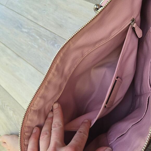 COACH Ava Tote Bag Nude Pink Color F57526 Hand Shoulder Purse - Picture 10 of 16